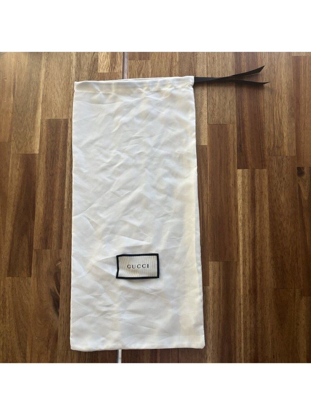 Gucci 1 Dust Bag White Logo Storage Shoe Cover Designer Travel Bag ONE AUTHENTIC